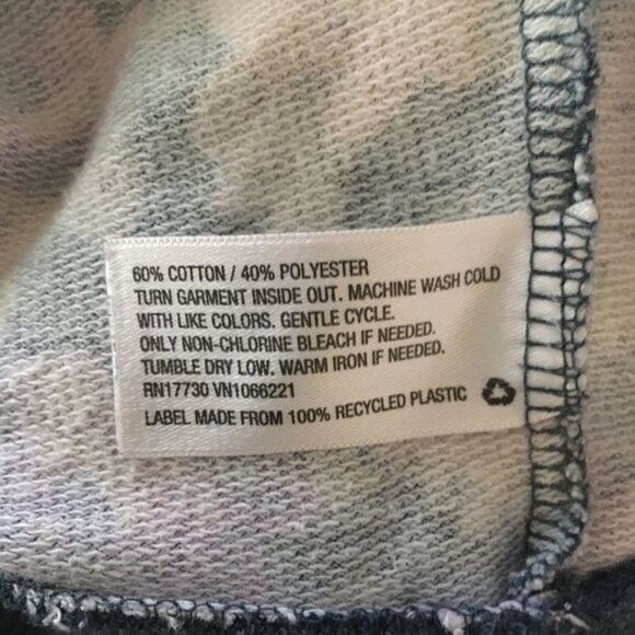 Mossimo Floral Croptop Long‎ Sleeve Shirt Size XSmall - Picture 4 of 4